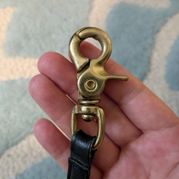 Vintage Coach Black Companion Crossbody Bag #9300 - Picture 11 of 11